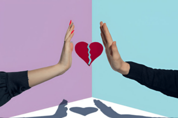 two hands and a broken heart