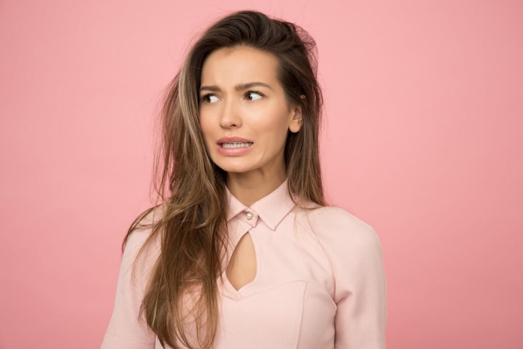 indecisive woman