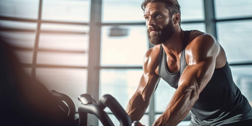man doing excercise